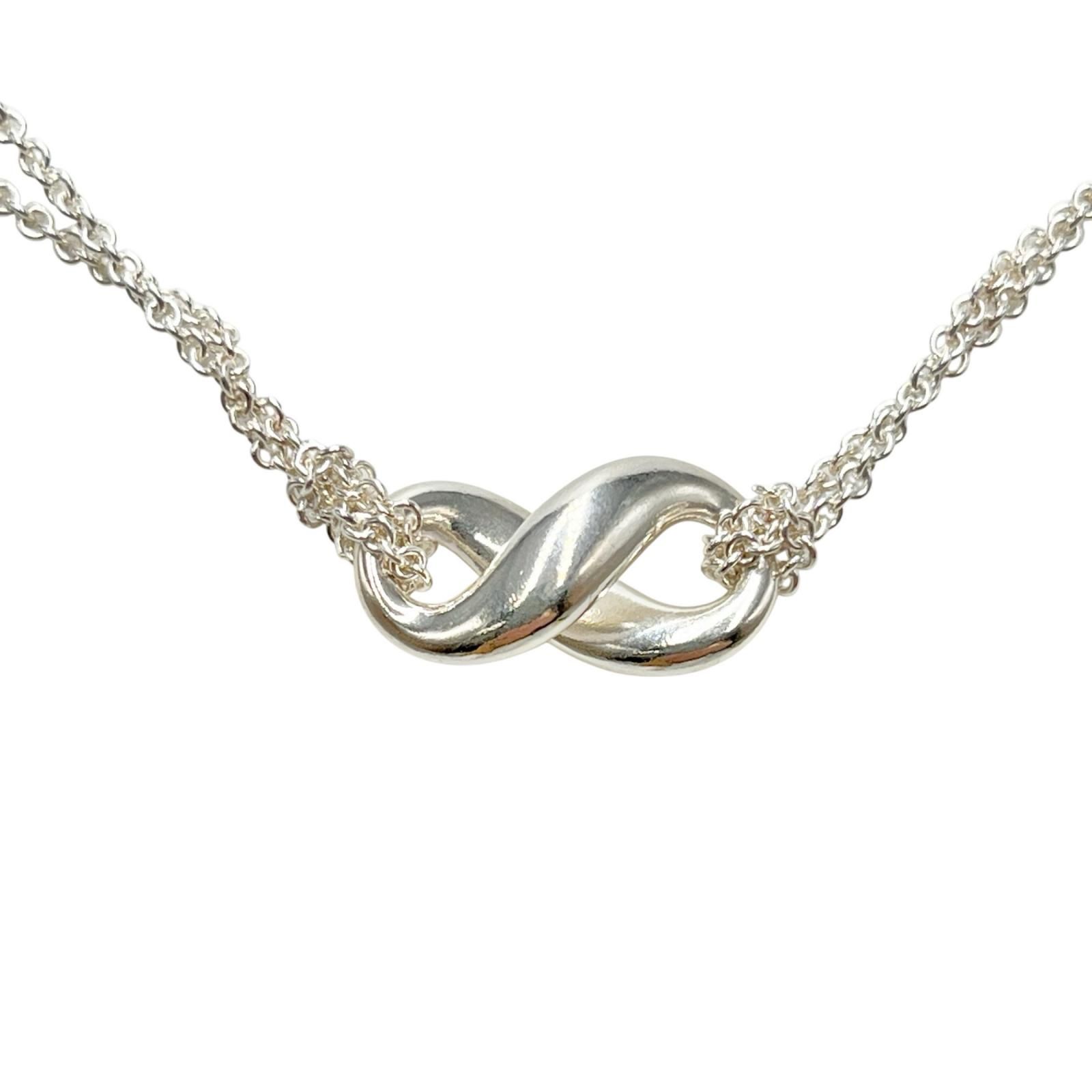 ティファニー TIFFANY&Co. ネックレス インフィニティ ダブルチェーン