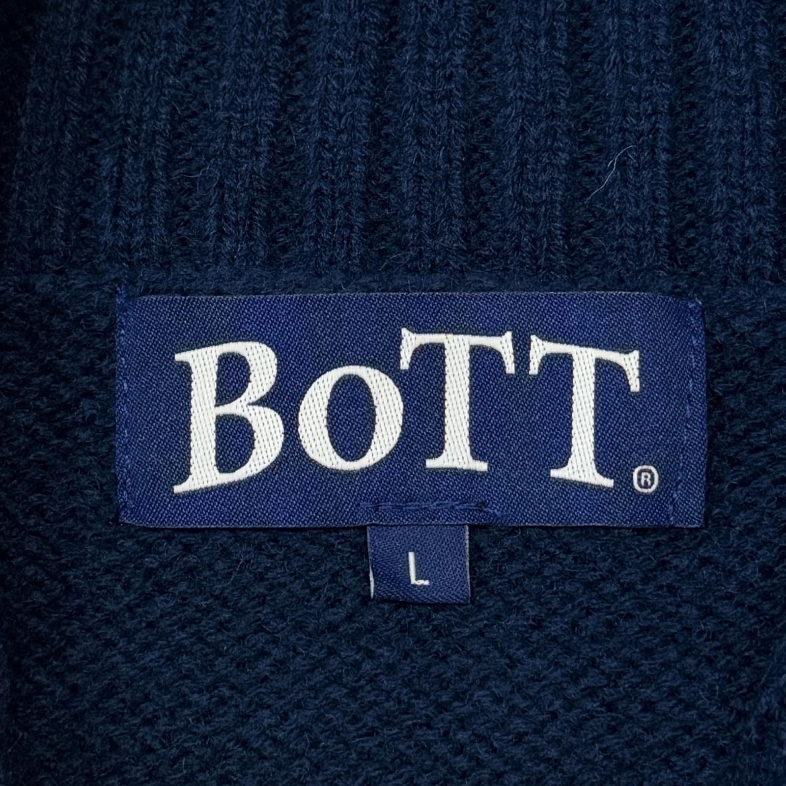 参考上代25300円 未使用 BoTT 25SS HALF-ZIP DRIVERS KNIT ハーフ 