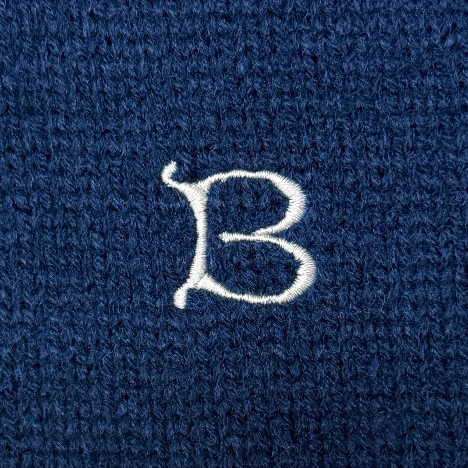 参考上代25300円 未使用 BoTT 25SS HALF-ZIP DRIVERS KNIT ハーフ 