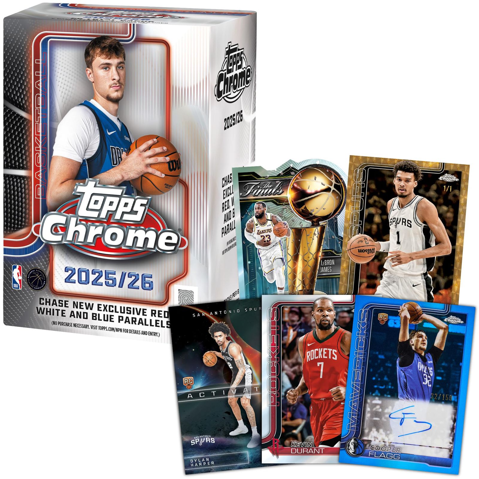 Topps 2025-26 クロムバスケットボール - 工場密封 - バリューボックス [バリューボックス。]