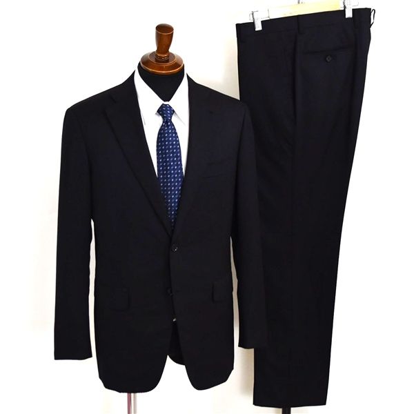 ユニバーサルランゲージ 伊製 カノニコ 110's生地 2つボタン シングル