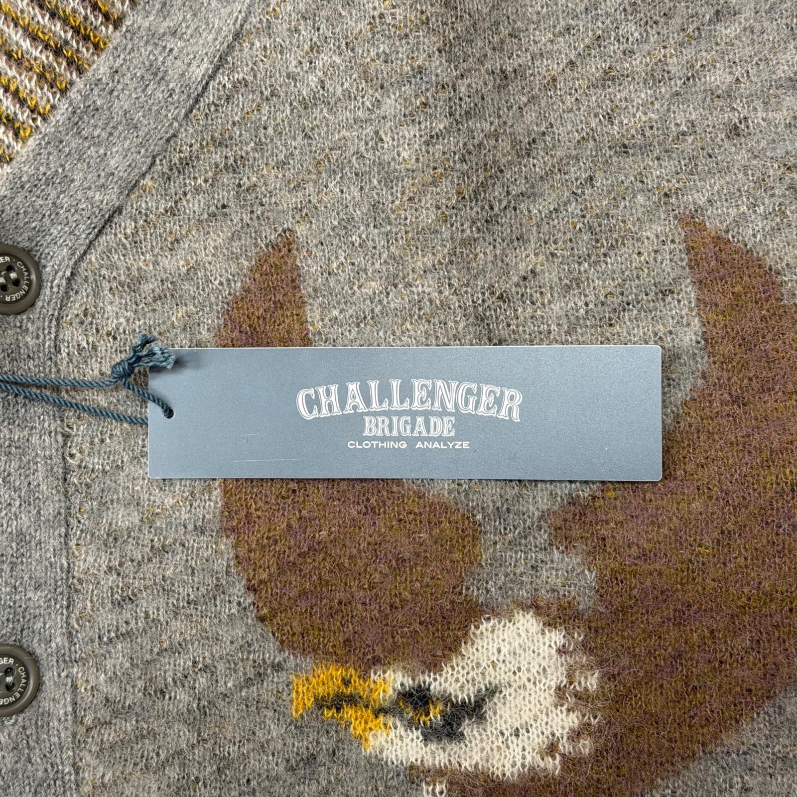 参考上代29700円 未使用 CHALLENGER 25AW NATIVE EAGLE CARDIGAN