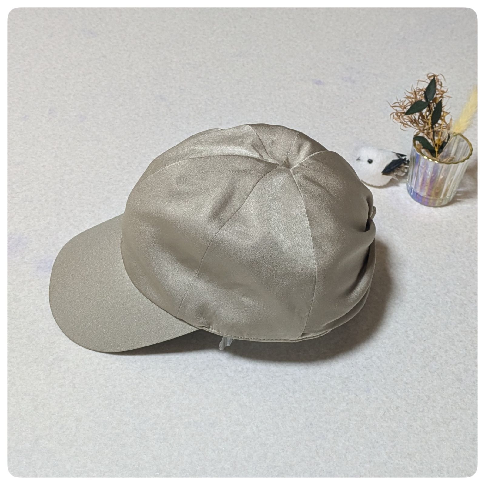 洗える】イリスフォーセブン horn satin cap ホルンサテンキャップ