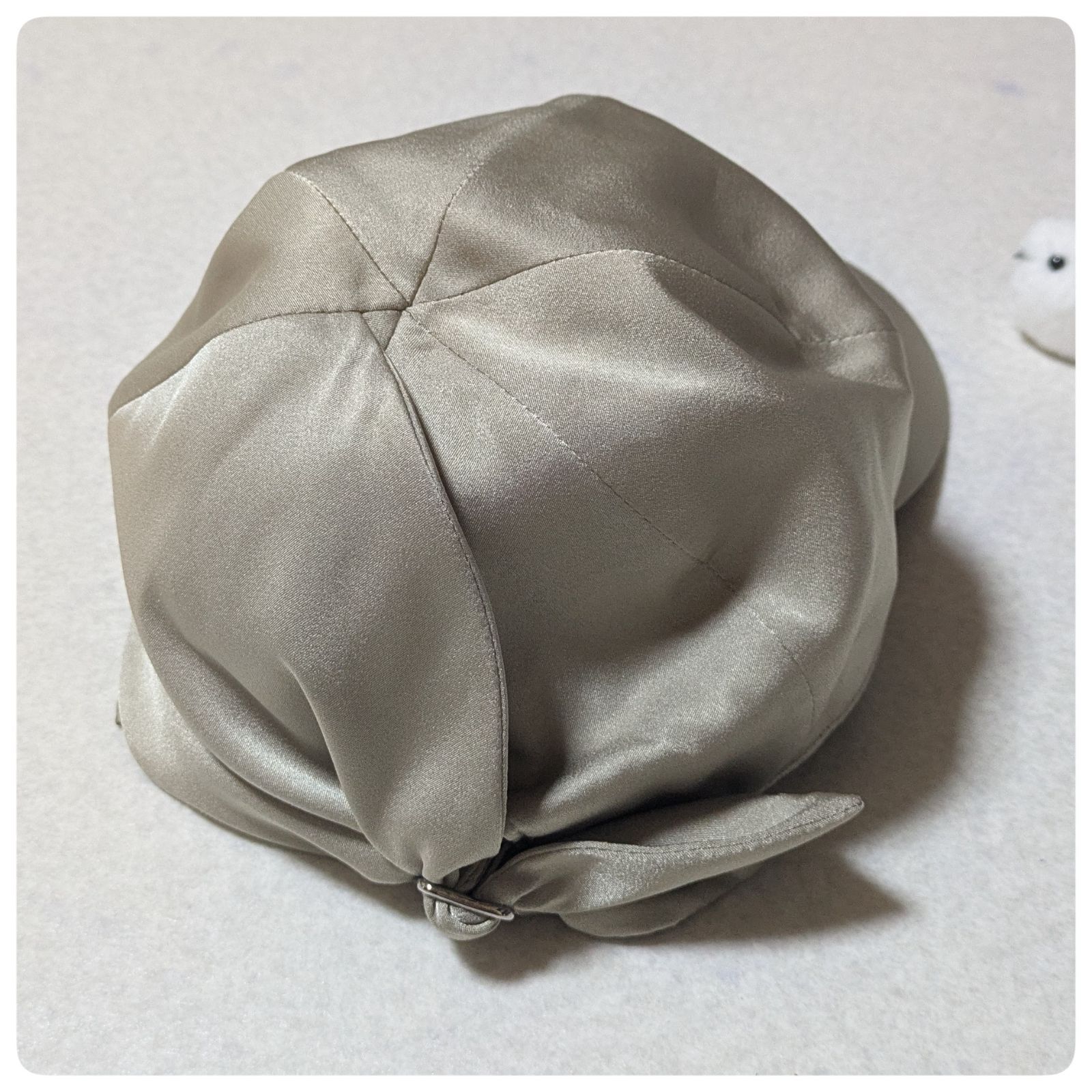 洗える】イリスフォーセブン horn satin cap ホルンサテンキャップ