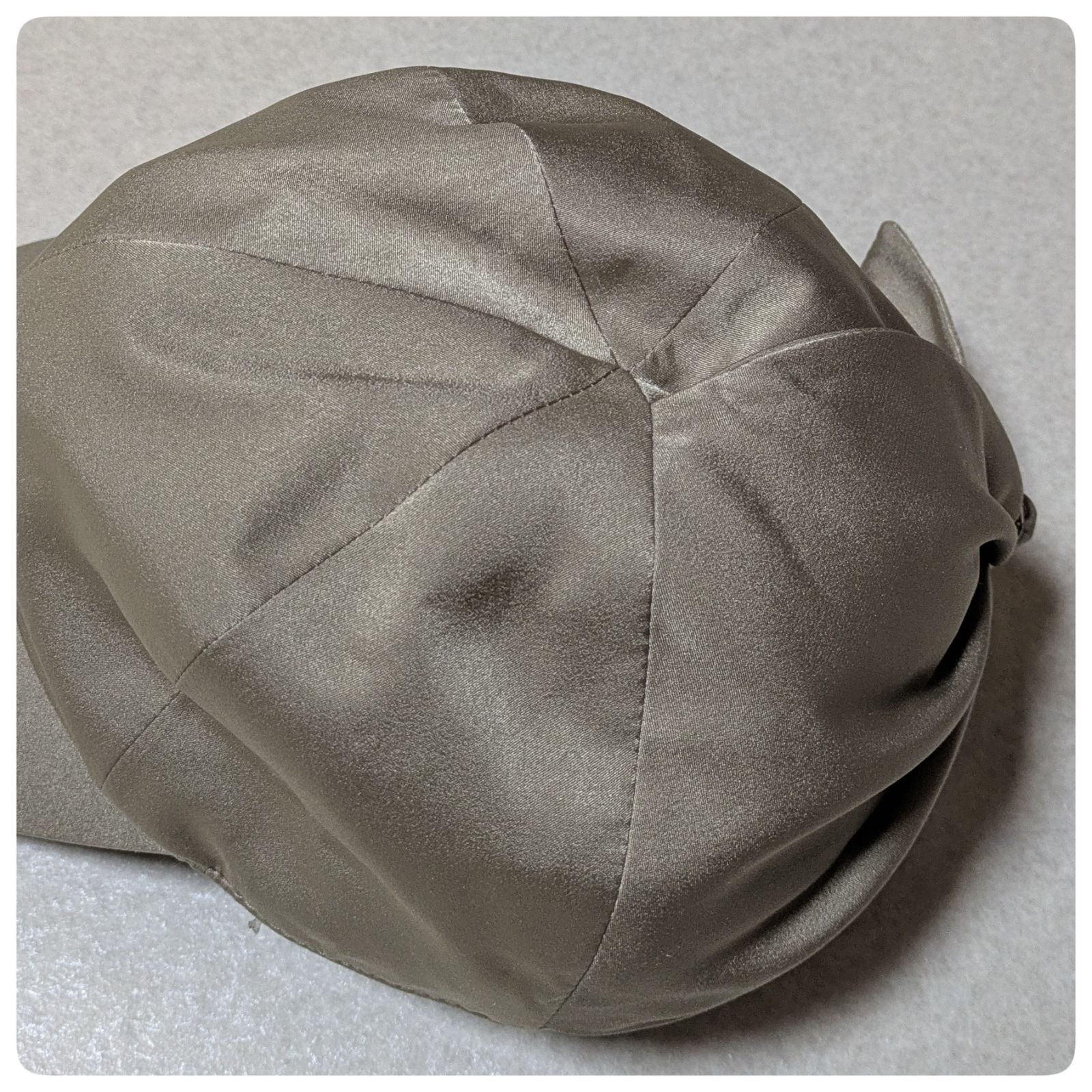 洗える】イリスフォーセブン horn satin cap ホルンサテンキャップ