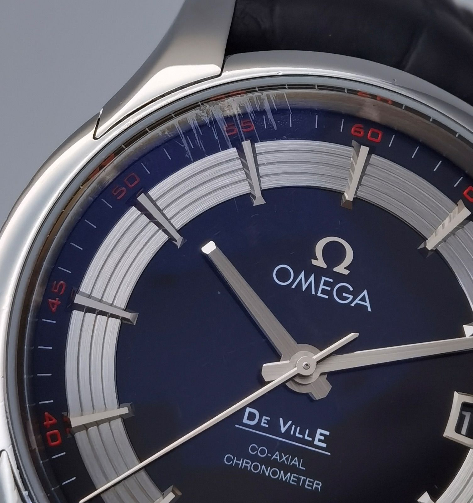 中古 オメガ OMEGA デビル アワービジョン コーアクシャル 431.33 