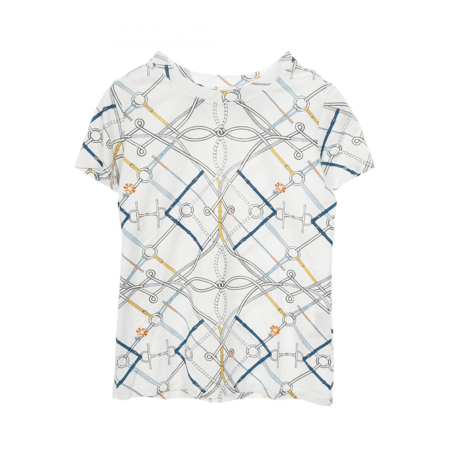 HERMES - HERMES エルメス カットソー parcours sans faute エルメス HERMES カットソー parcours sans faute コットン 半袖シャツ