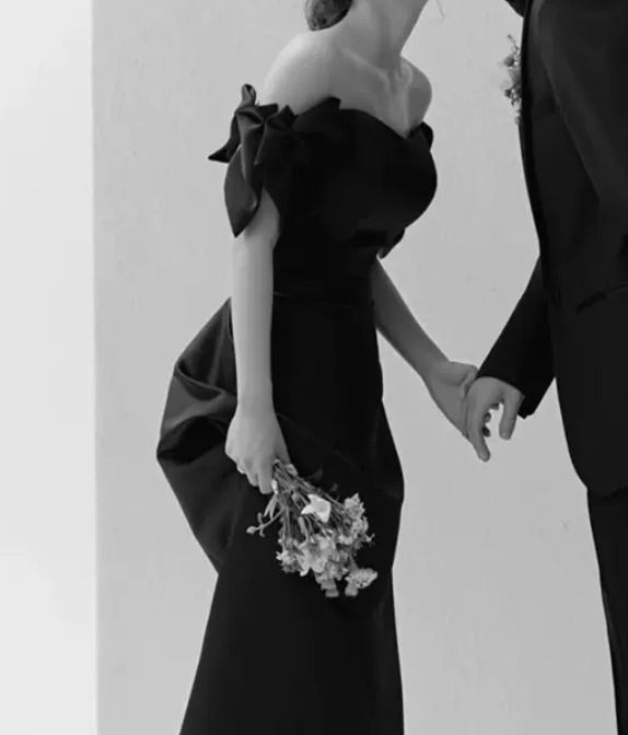  ウェディング ドレス オフショルダー パーティー 黒 2902 その他 文房具 事務用品