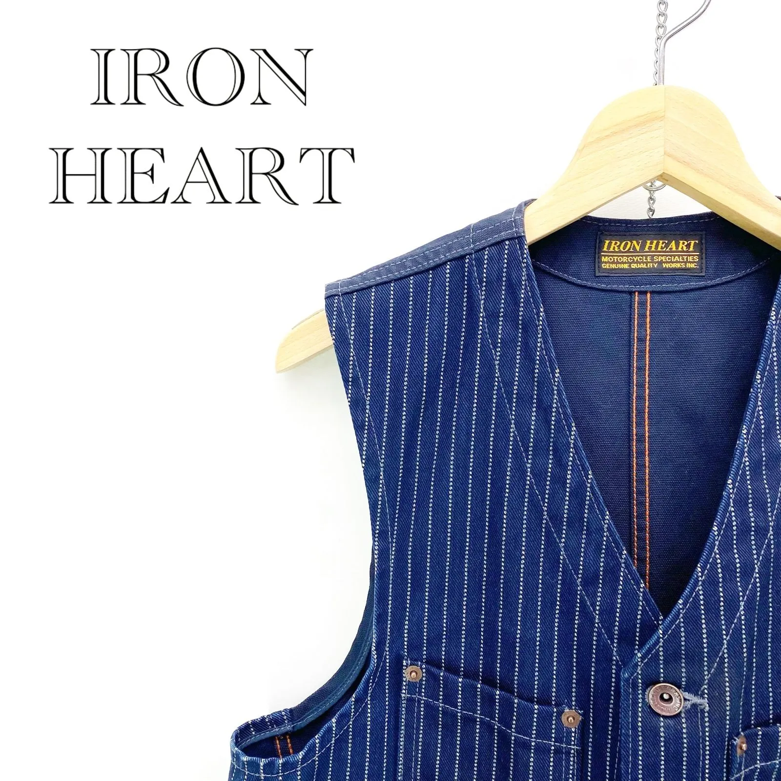 IRON HEART アイアンハート ベスト サイズM すべての商品 / アイアンハート IRON HEART ベスト IHV-51 N-1タイプ