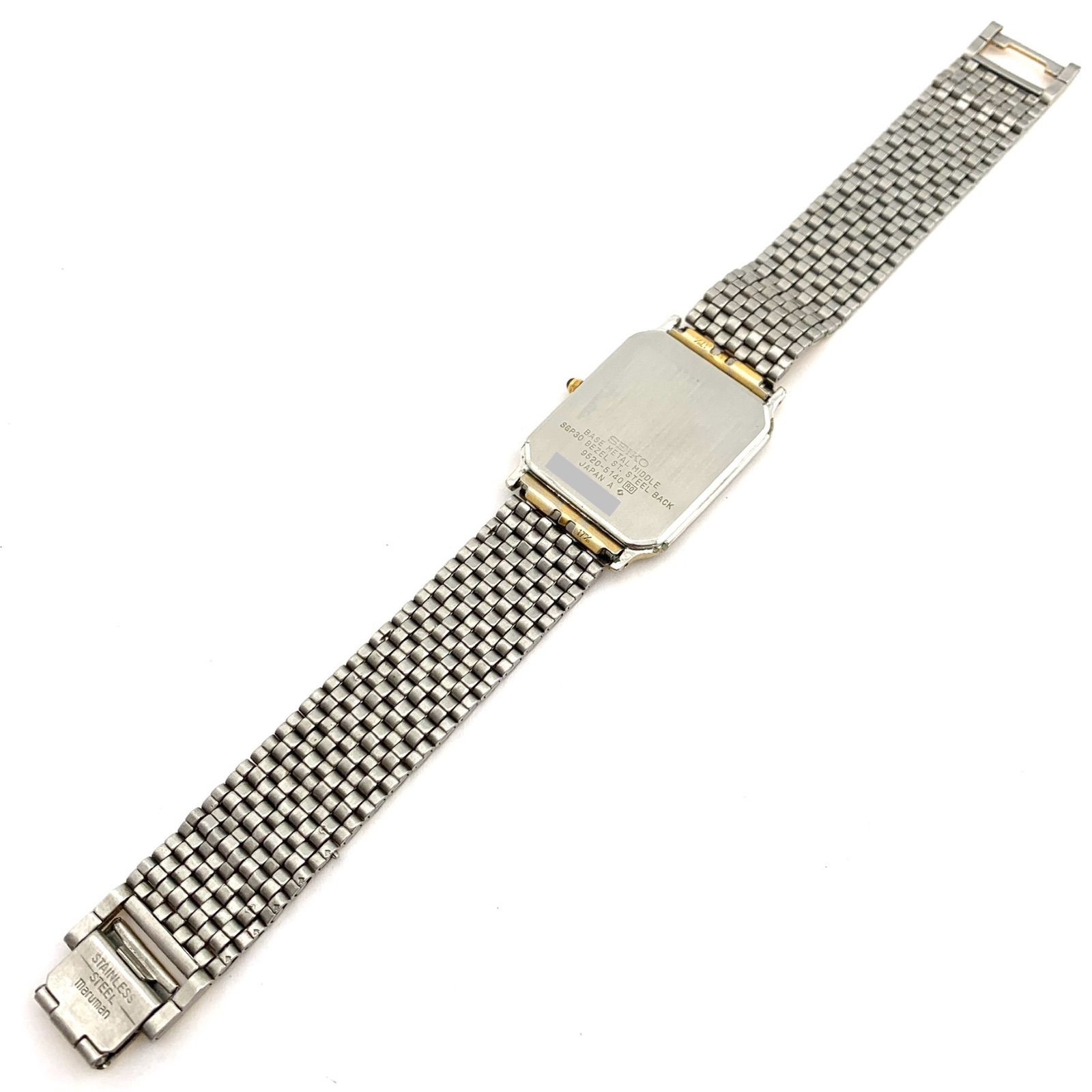 中古】SEIKO 9520-5140 クォーツ ゴールド腕時計 9520-5140 セイコー 