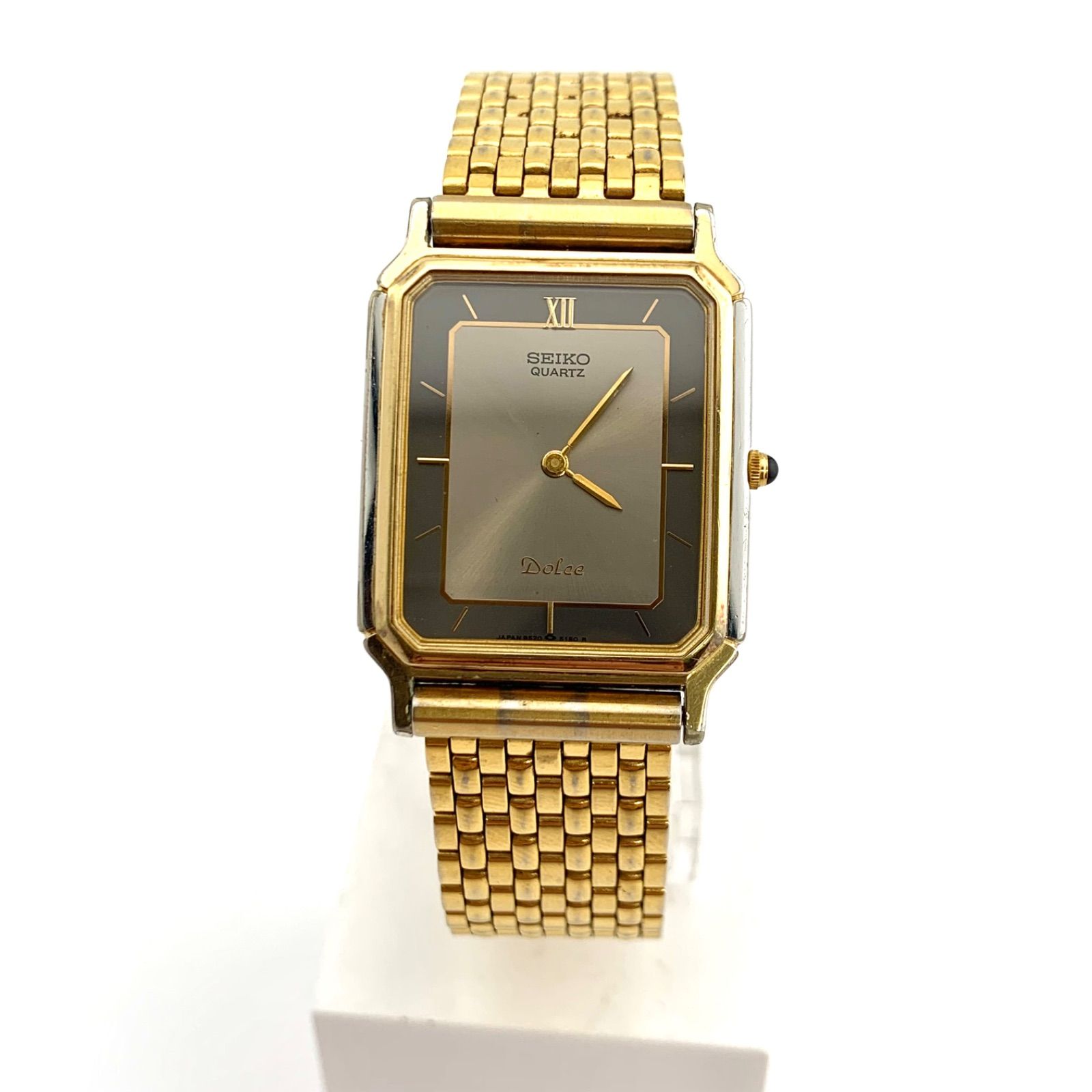 中古】SEIKO 9520-5140 クォーツ ゴールド腕時計 9520-5140 セイコー 