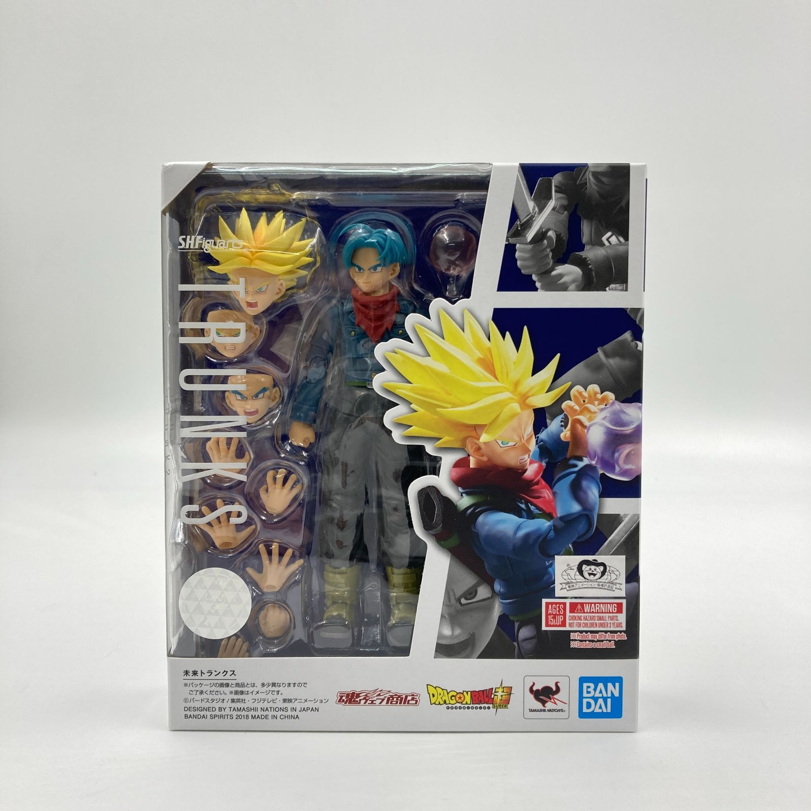 未開封】S.H.Figuarts 未来トランクス 「ドラゴンボール超」 魂ウェブ 
