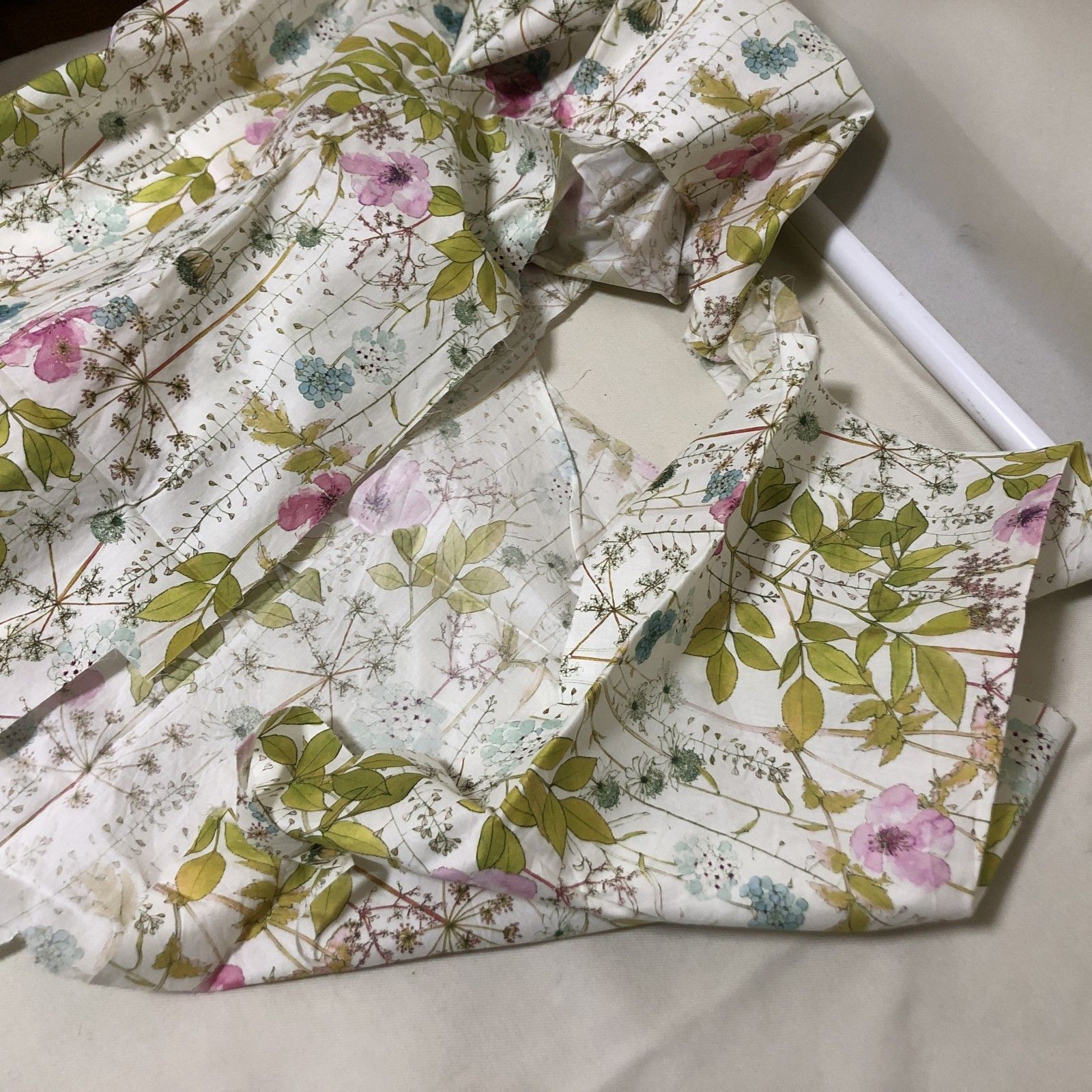 手芸素材・材料 H820 LIBERTY リバティ 花柄 薄手生地 2枚セット