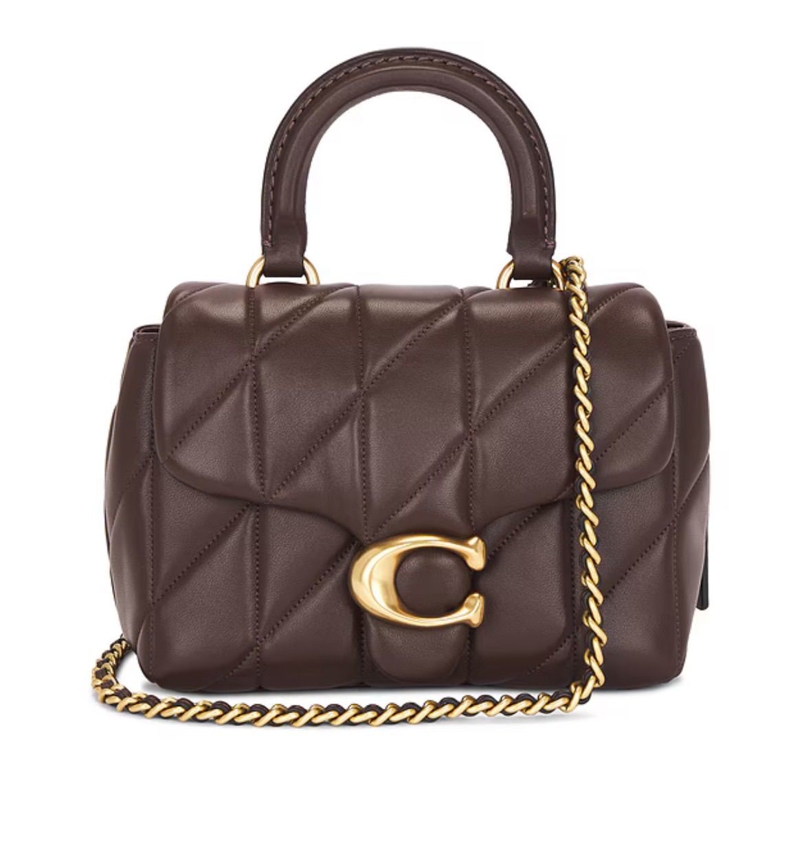 COACH コーチ レザー タビー トップ ハンドル 20 ショルダーバッグ