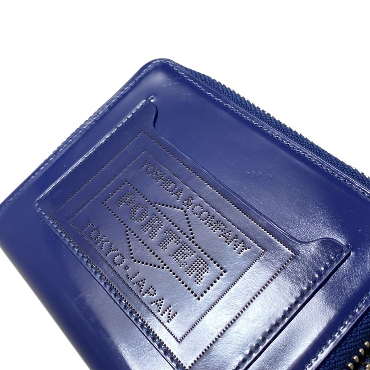 PORTER/吉田(ポーター) 2つ折り財布 - ネイビー ラウンドファスナー 