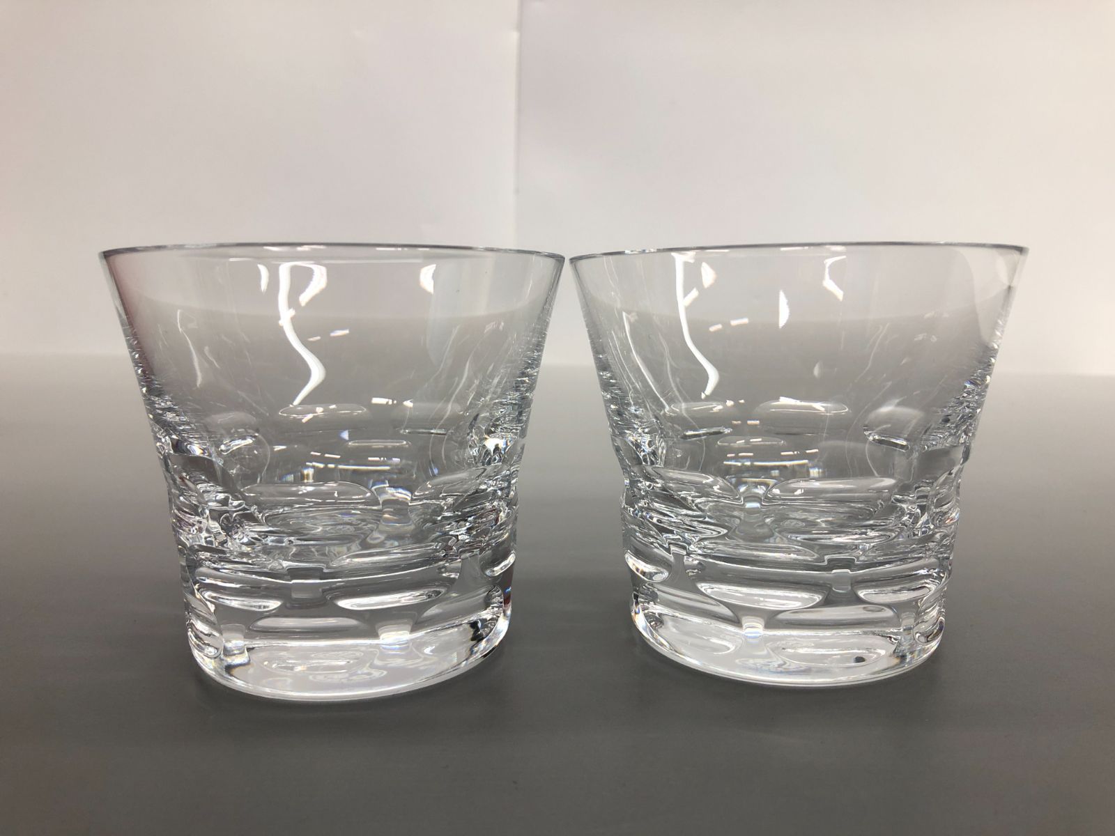 保管品 ほぼ♥ Baccarat バカラ 2017年 イヤータンブラー ルチア タンブラー ロックグラス オールドファッショングラス グラス コップ ブランド 食器 洋食器 酒器 ペア 2客セット