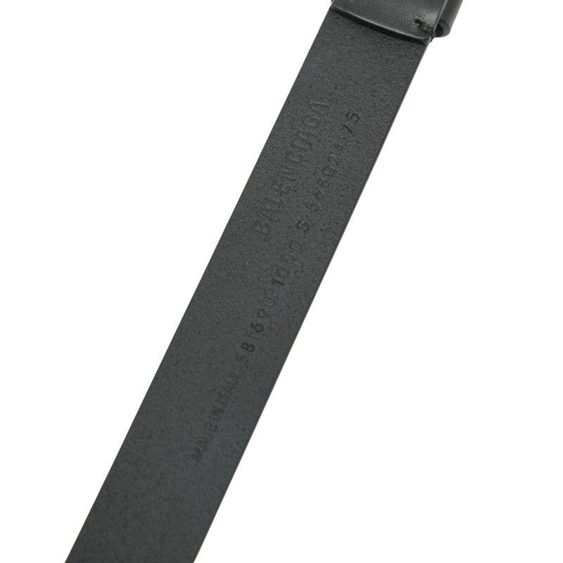 バレンシアガ BB THIN BELT ベルト サイズ：75 581690 ブラック レザー