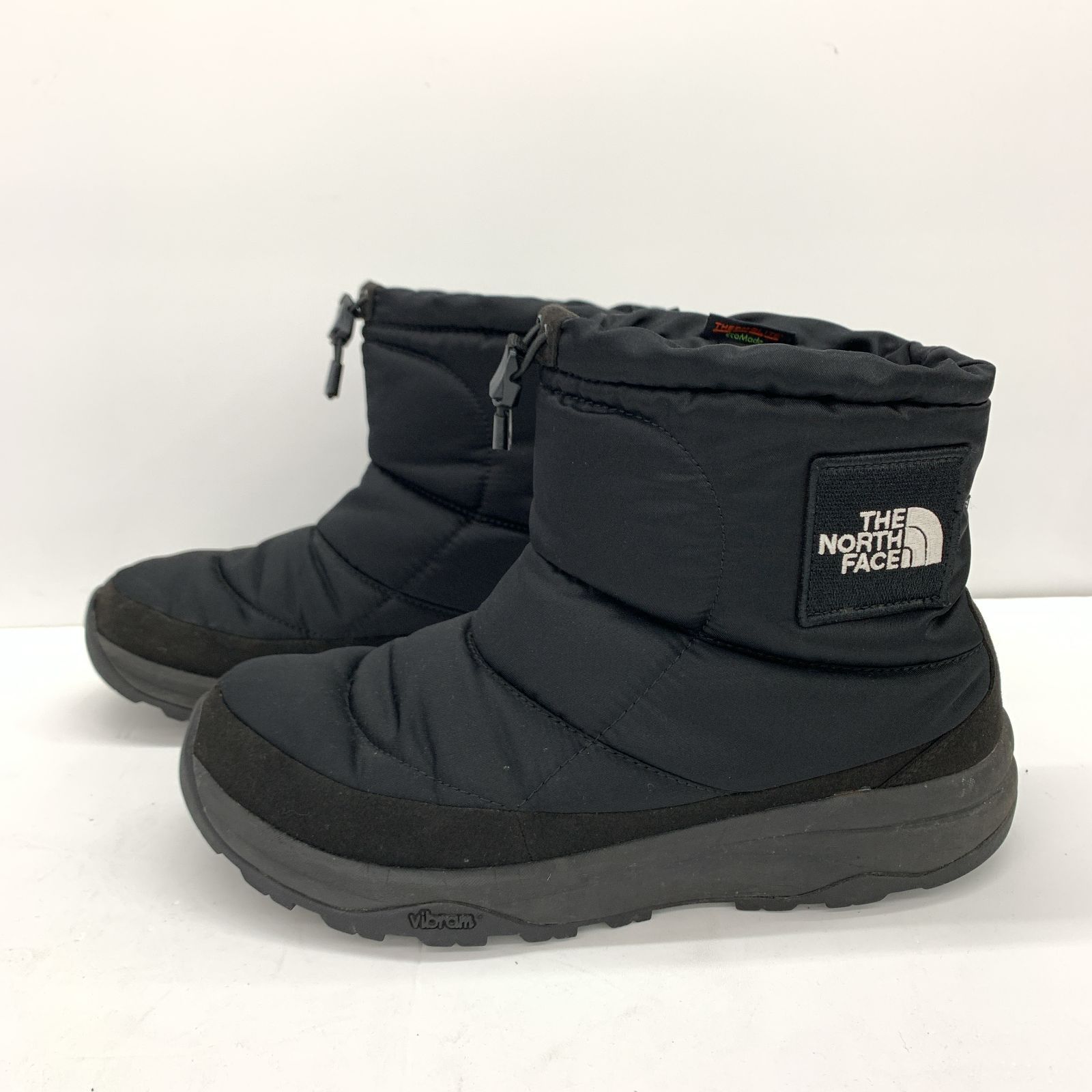 THE NORTH FACE ノースフェイス Nuptse Bootie WP Logo Short ヌプシ ブーティー ウォータープルーフ ロゴ ショート NF 52076 スノーブーツ 28 cm ブラック ユニセックス