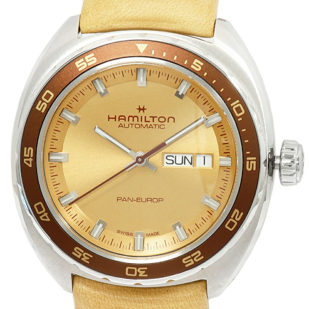 ハミルトン アメリカンクラシック パンユーロ デイデイト H35435820 H354150 メンズ