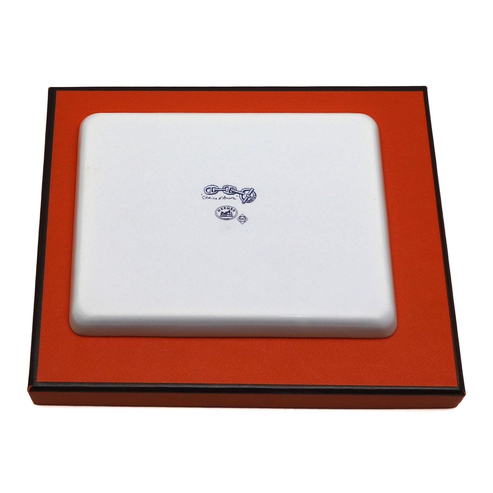 エルメス シェーヌダンクル プレート 角皿 スシプレート スクエア