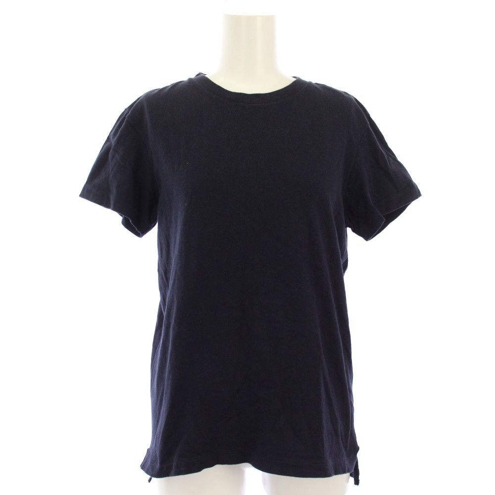オーラリー AURALEE Tシャツ カットソー 半袖 クルーネック 1 ネイビー