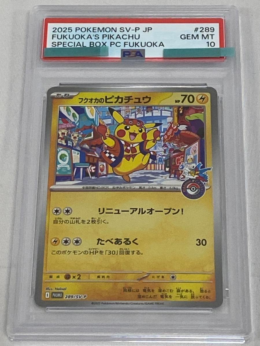 フクオカのピカチュウ [スペシャルBOX ポケモンセンターフクオカ] 289