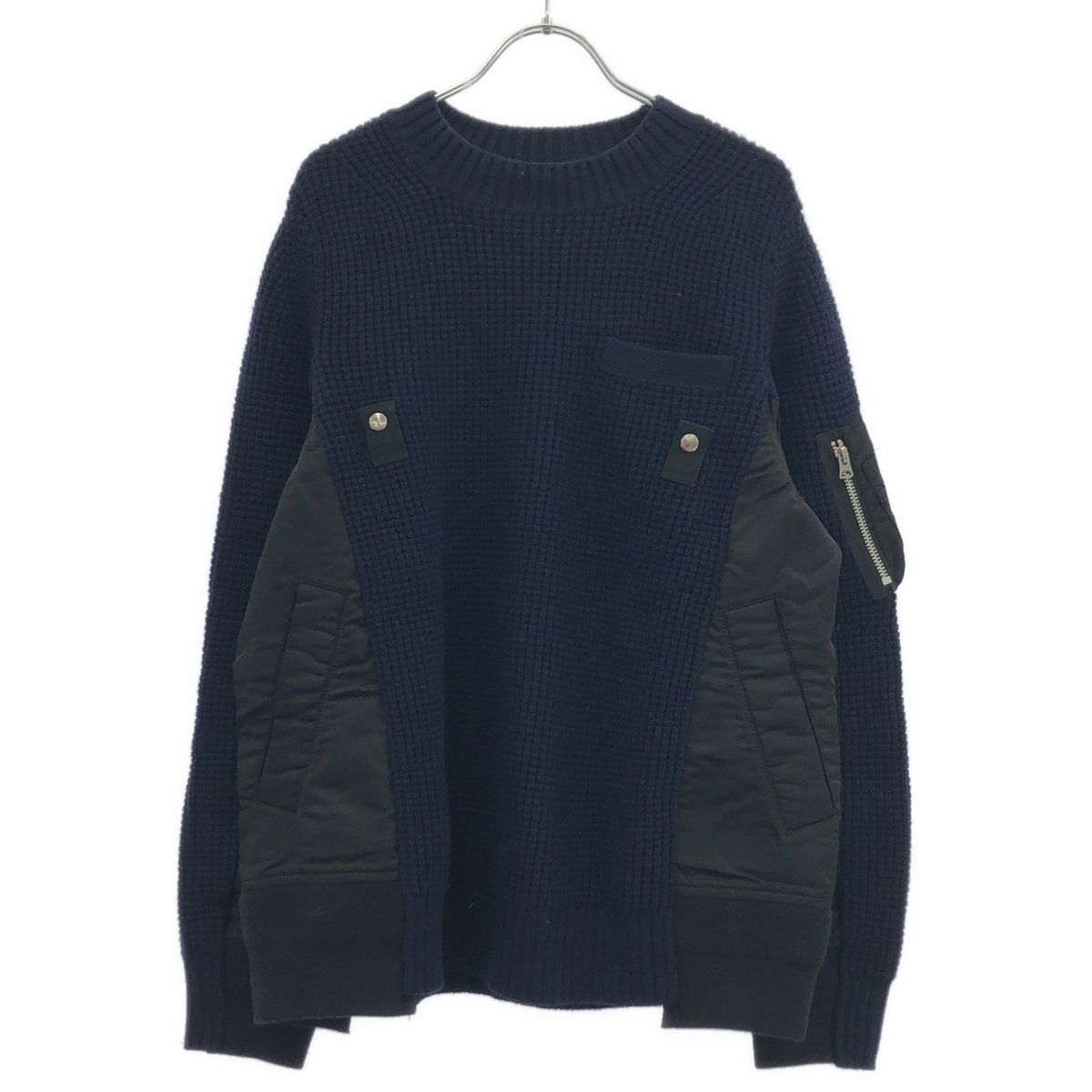 sacai ma1ドッキング ニット 中古・古着通販sacai (サカイ) ニット 