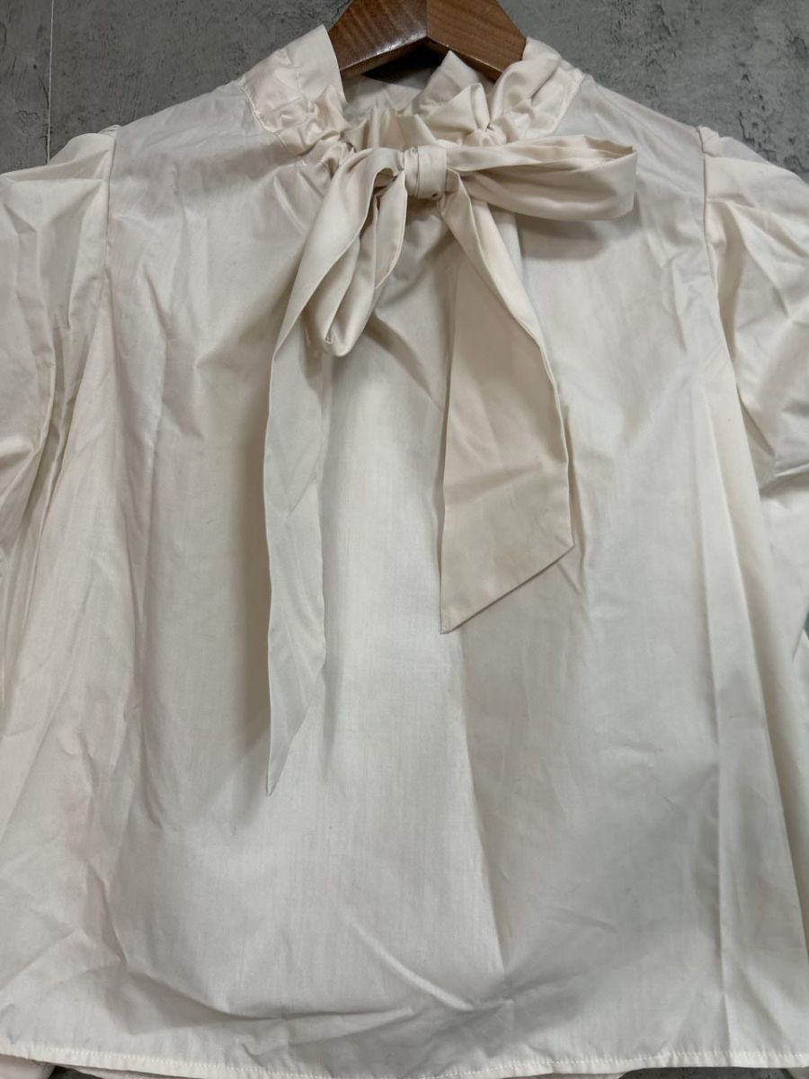 tocco closet トッコクローゼット パワーショルダーフリルネック