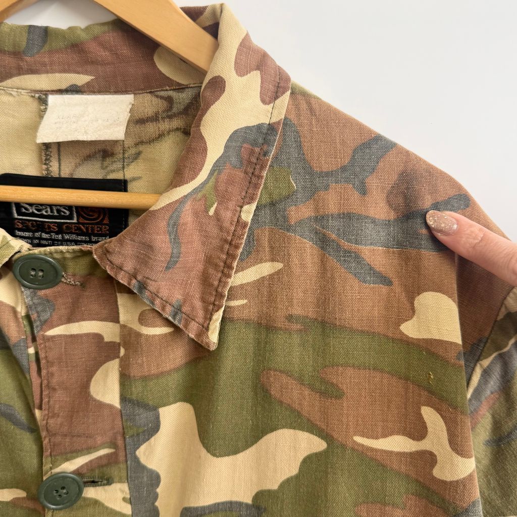 Sears シアーズ ウッドランドカモ ハンティング ジャケット カモフラ