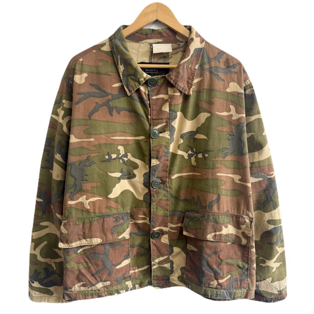 Sears シアーズ ウッドランドカモ ハンティング ジャケット カモフラ