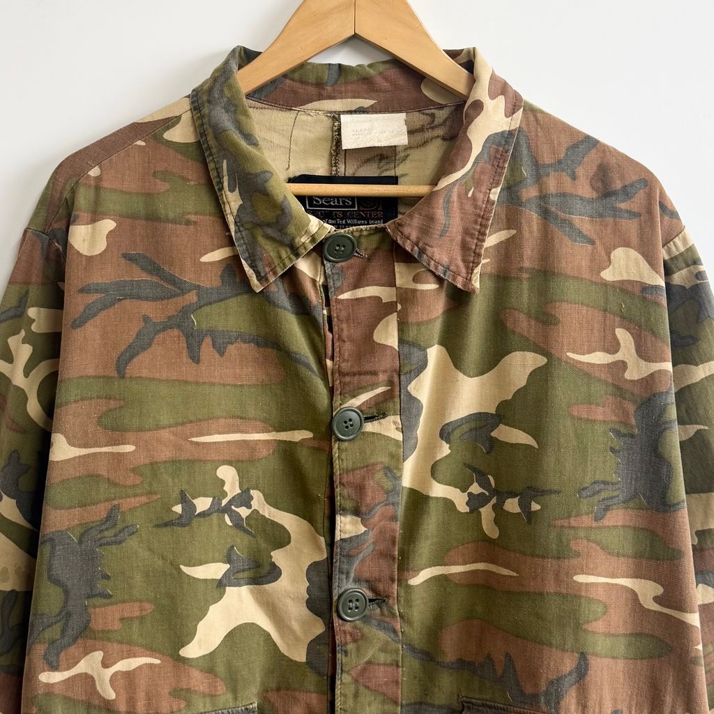 Sears シアーズ ウッドランドカモ ハンティング ジャケット カモフラ