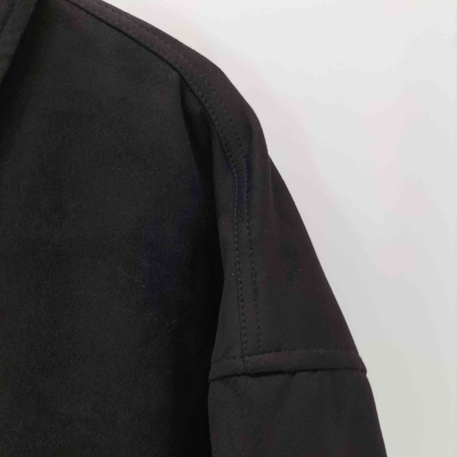 ザラ ZARA FAUX SUEDE QUILTED JACKET フェイクスエード キルティング 