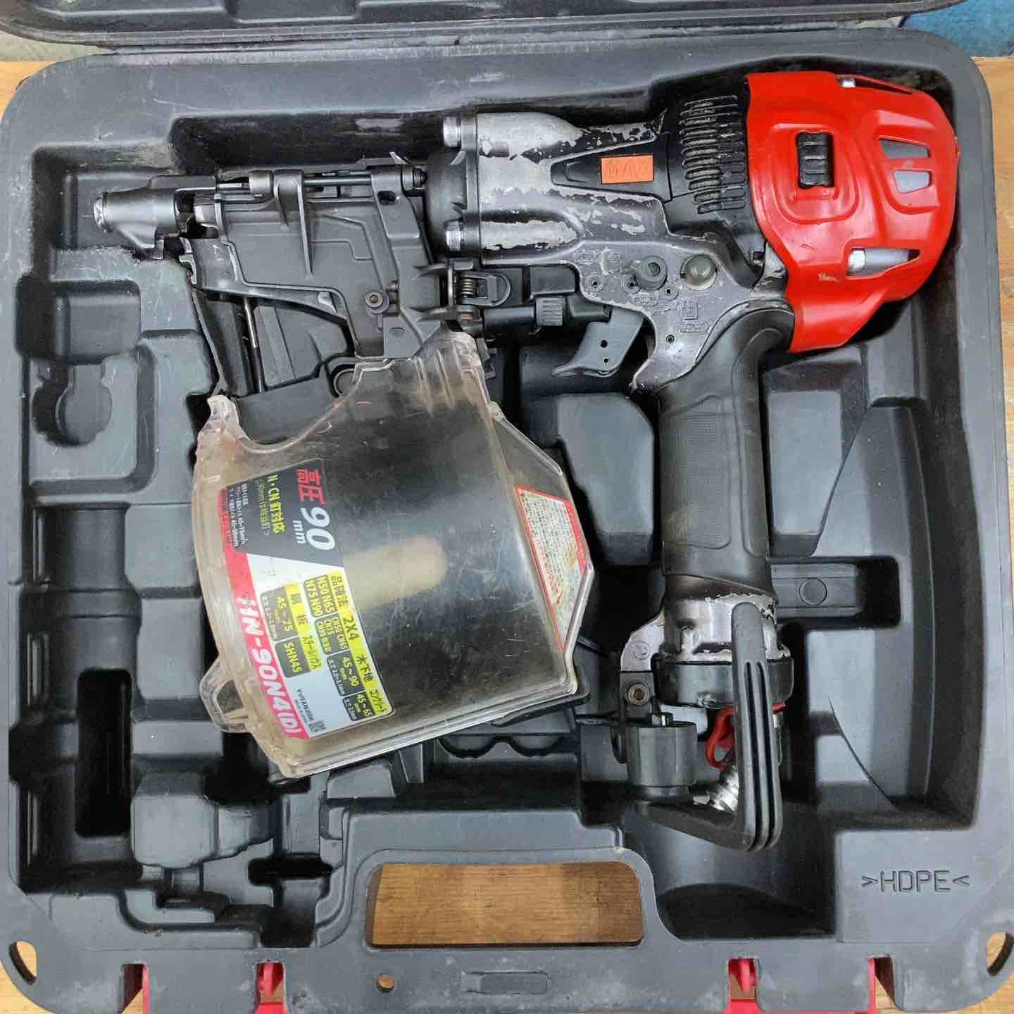 品 マックス MAX 高圧 エア釘打ち機 HN-90 N 4 D 90 mm 柏店