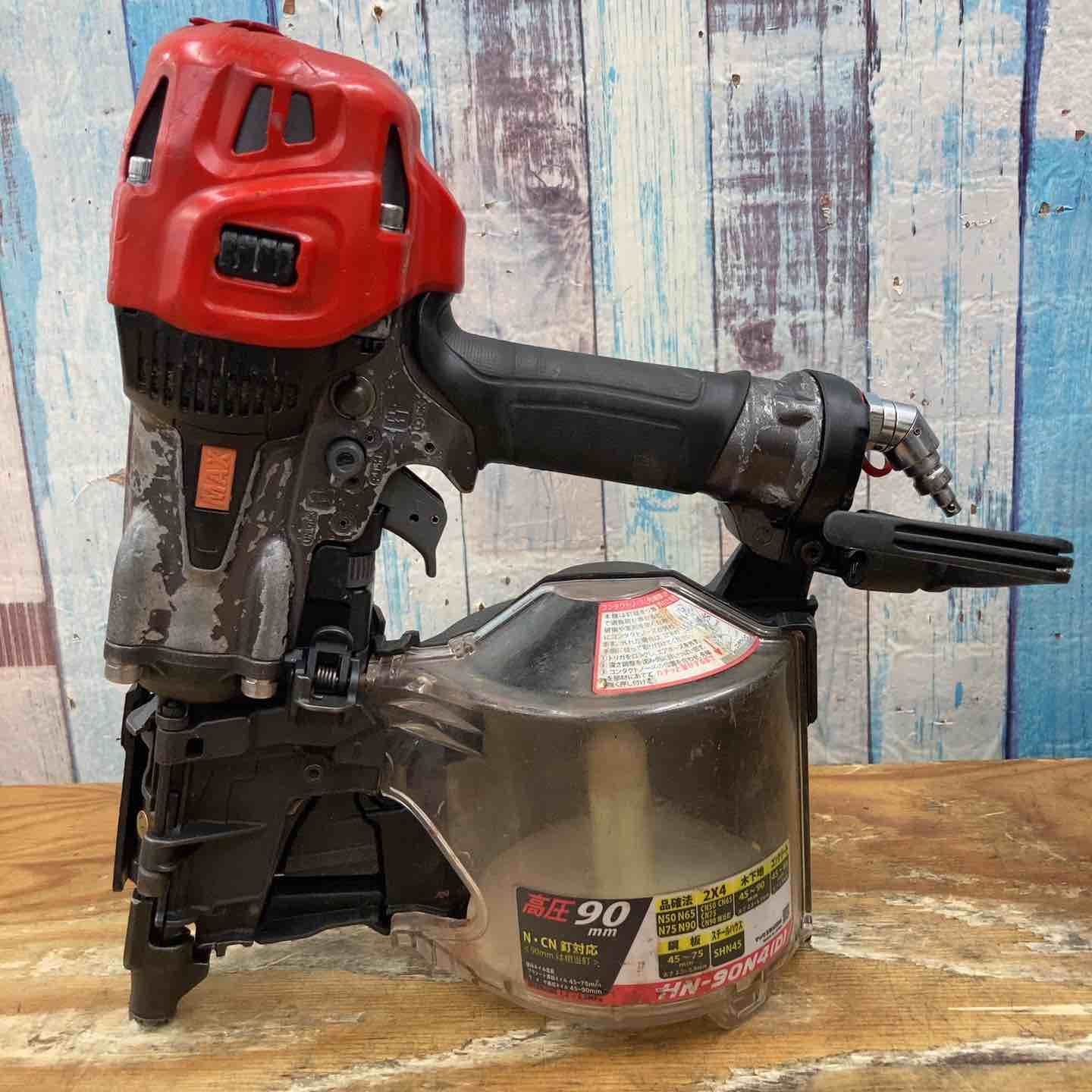 品 マックス MAX 高圧 エア釘打ち機 HN-90 N 4 D 90 mm 柏店
