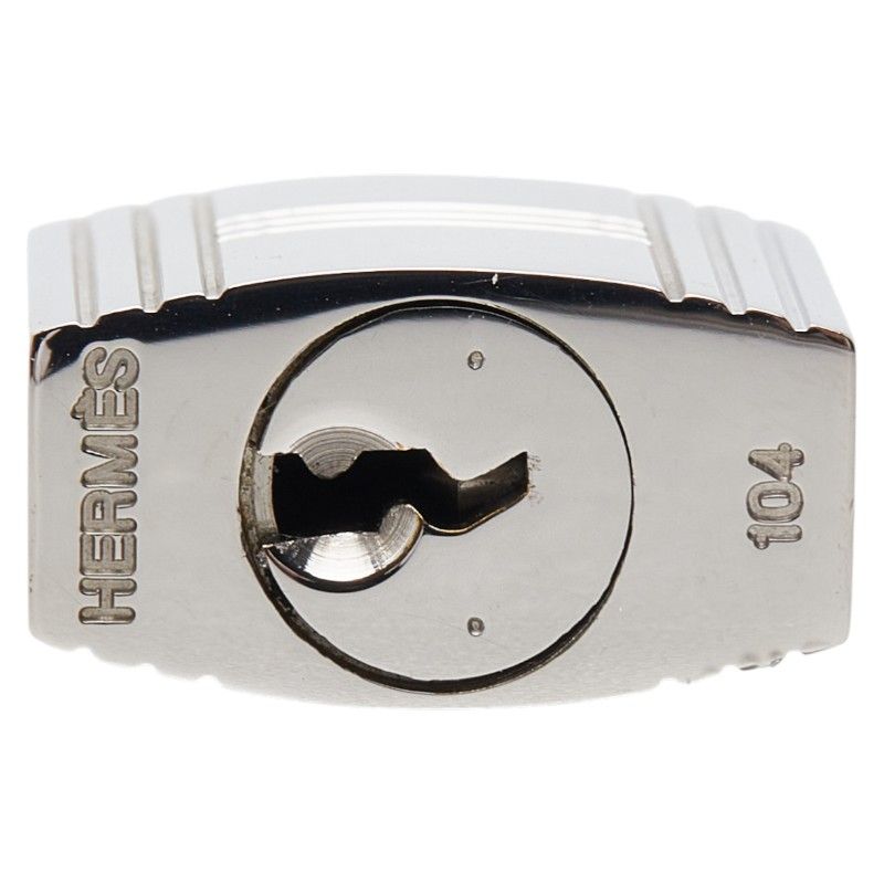 エルメス カデナ 南京錠 キー セット シルバー メタル レディース