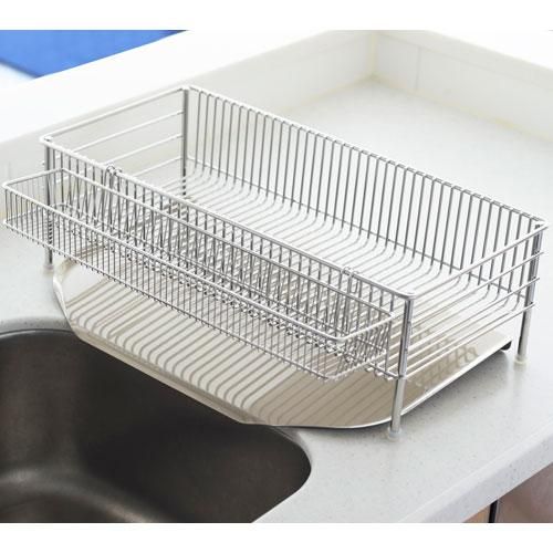 開封済 ♥品 ラバーゼ la base ニュー水切りかご スリム 3点セット DLM-8690