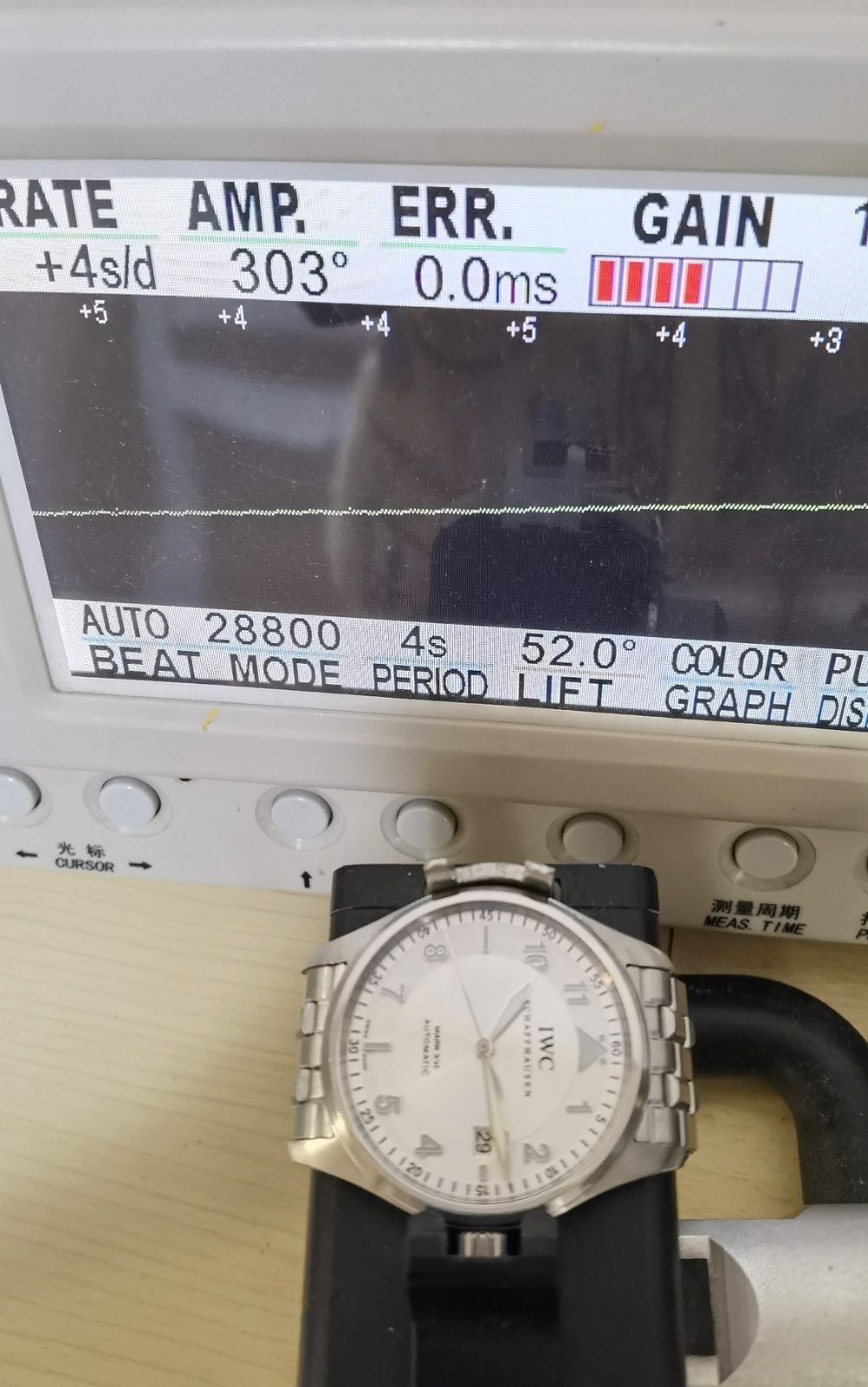 シルバー文字盤