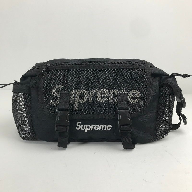 中古品】 SUPREME シュプリーム MESH WEST BAG 20SS メッシュ ウエスト