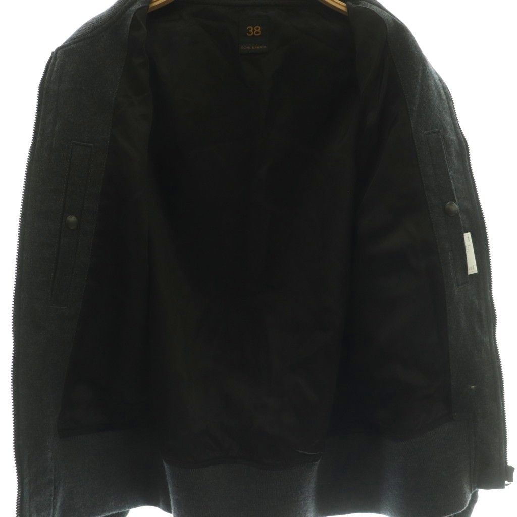 サイ ベーシックス SCYE BASICS カシミヤ混 MA-1 ボンバージャケット