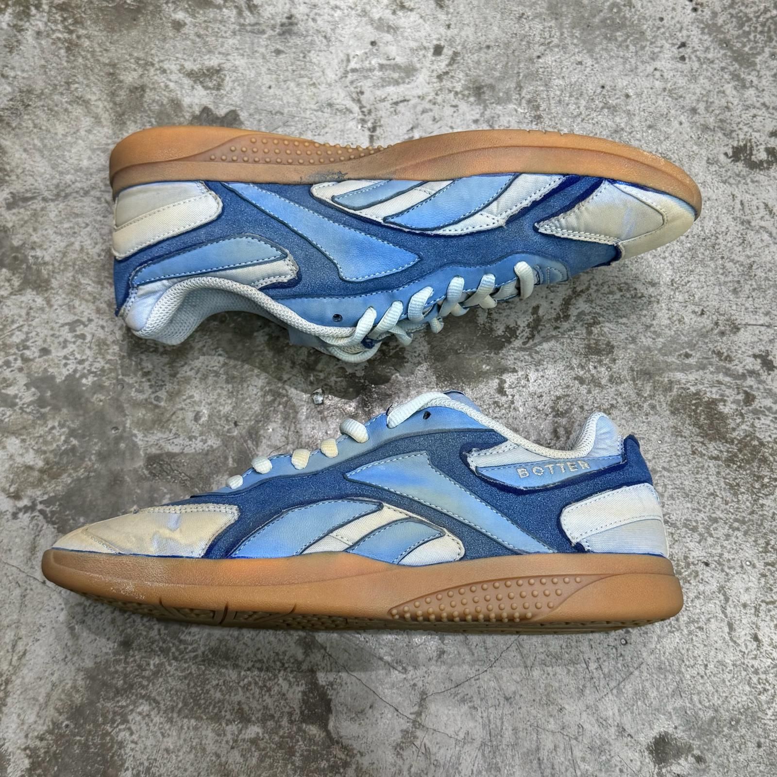 参考上代46200円 未使用 Reebok  × BOTTER  HAMMER STRANDED WORN ハマースタンダード リーボック  × ボッター R04722BU000102 ブルー 27cm （7627M） 参考上代46200円 未使用 Reebok × BOTTER HAMMER STRANDED WORN ハマー