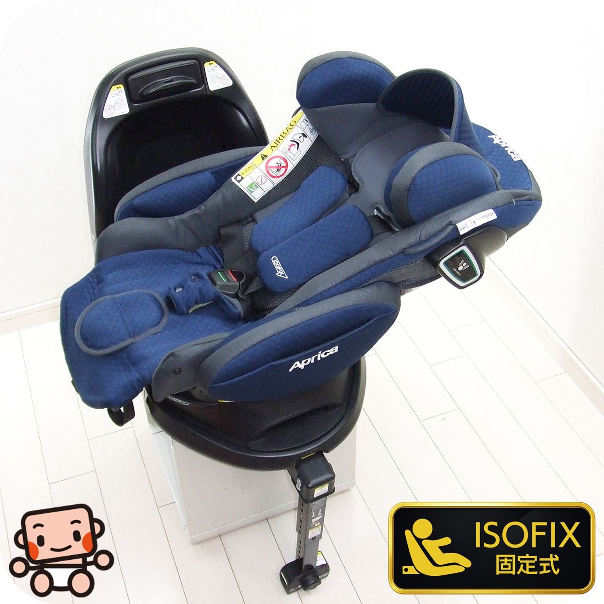 綺麗 チャイルドシート アップリカ R129 フラディア グロウ ISOFIX 360