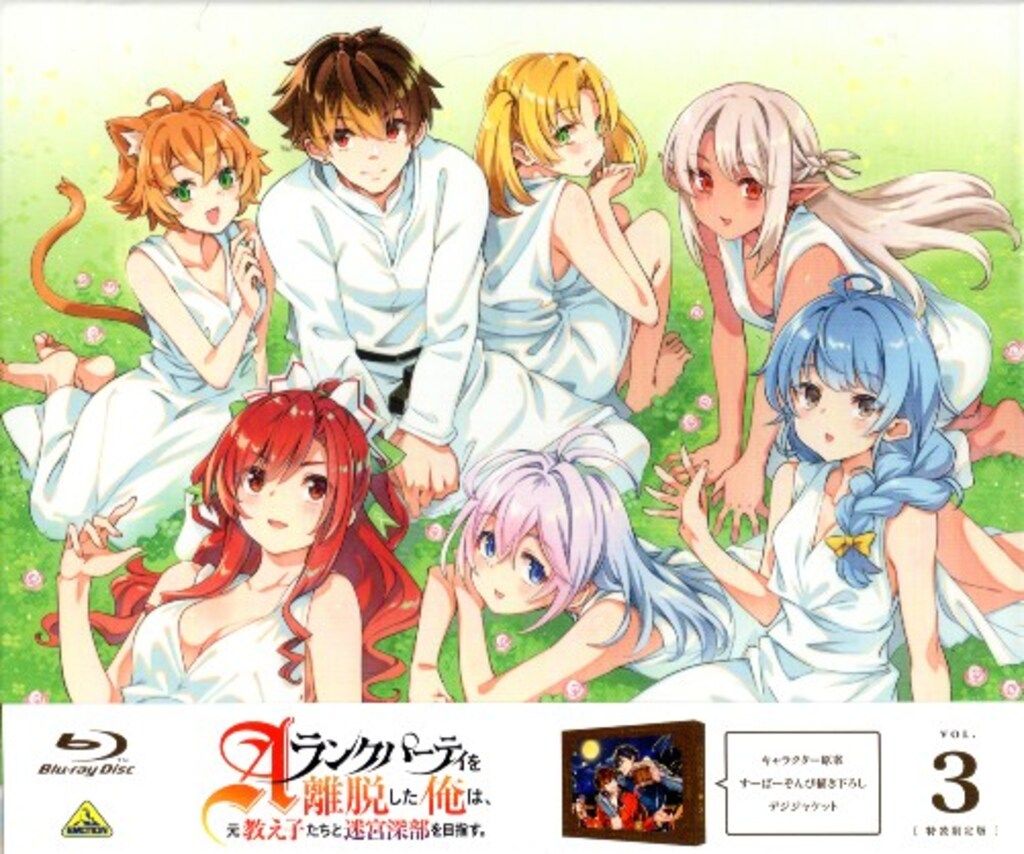 アニメBlu ray Aランクパーティを離脱した俺は 元教え子たちと迷宮深部を目 全3巻