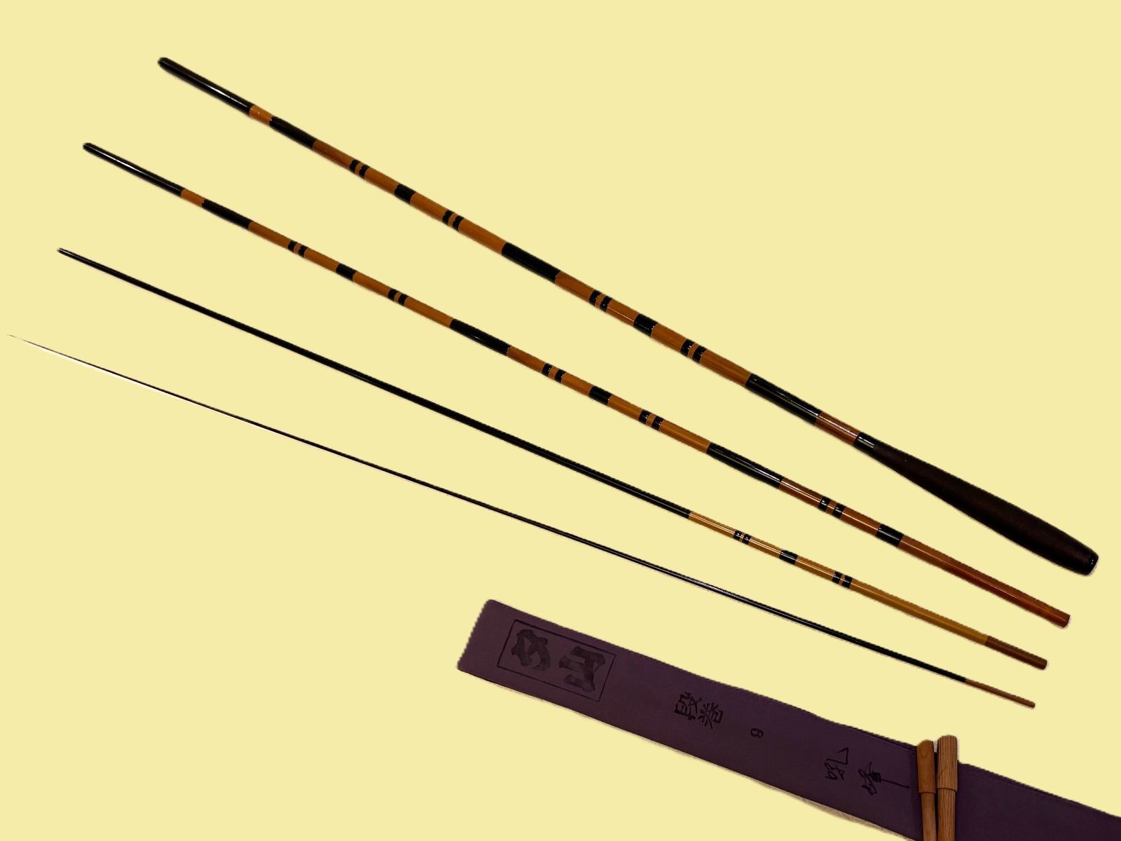 夕山 吼峰 合成竿 9尺 中硬式 節巻 綿握り 穂先 穂持 カーボン ME 80030