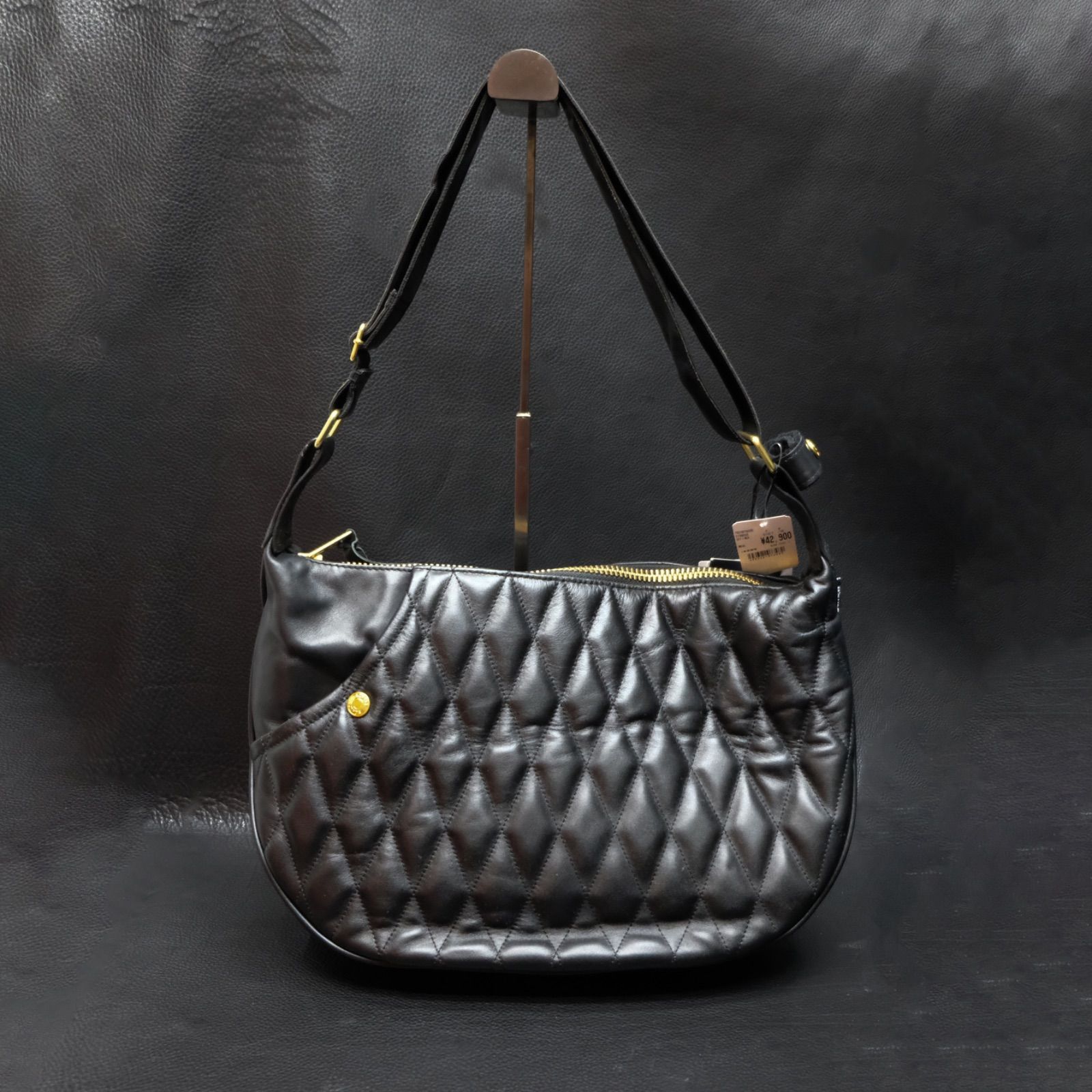 SCHOTT（ショット） schott ボディバッグ キルティング ブラック 