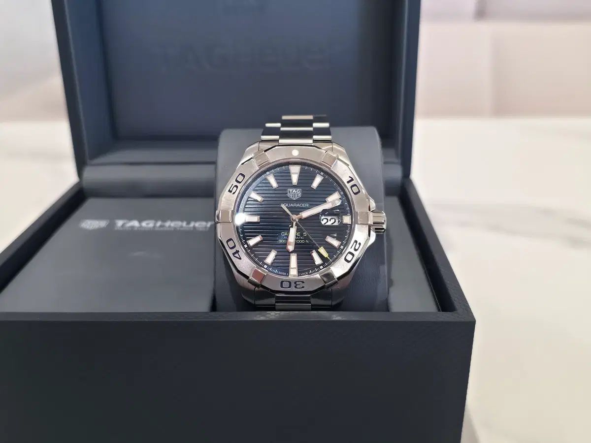 TAG Heuer タグ ホイヤー アクア 레이서 デニム版 スチールベゼル WAY2012