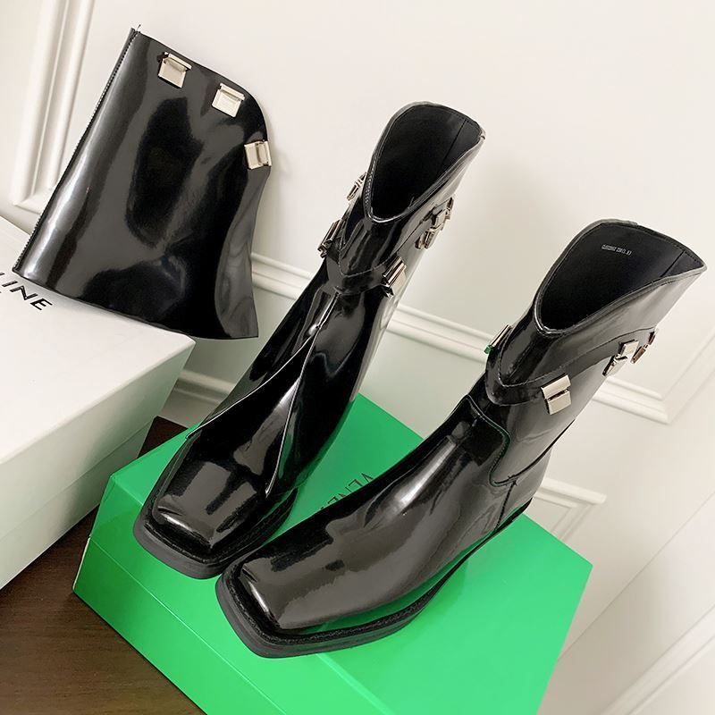  おススメ 折り返し ロングブーツ モード ブラック ショート その他 文房具 事務用品