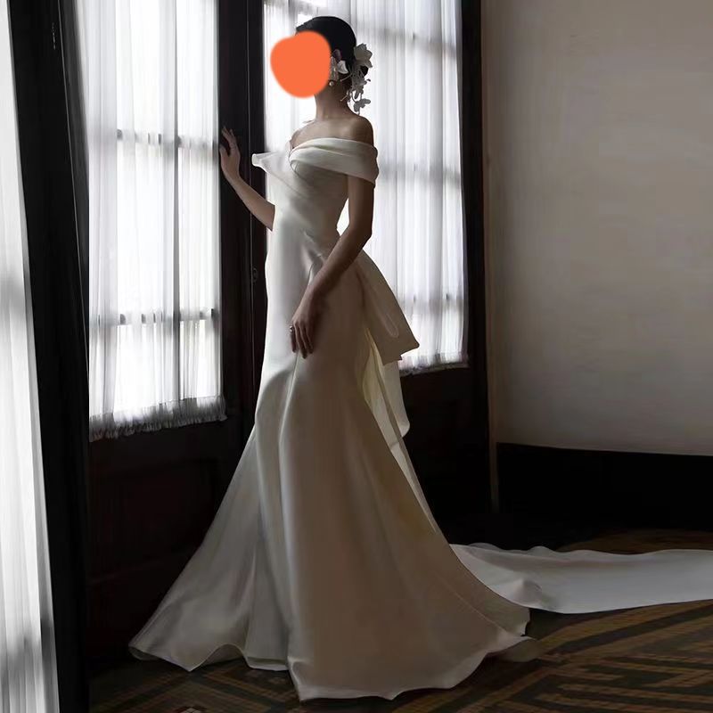  オフショルダードレスウェディングマーメイド その他 文房具 事務用品