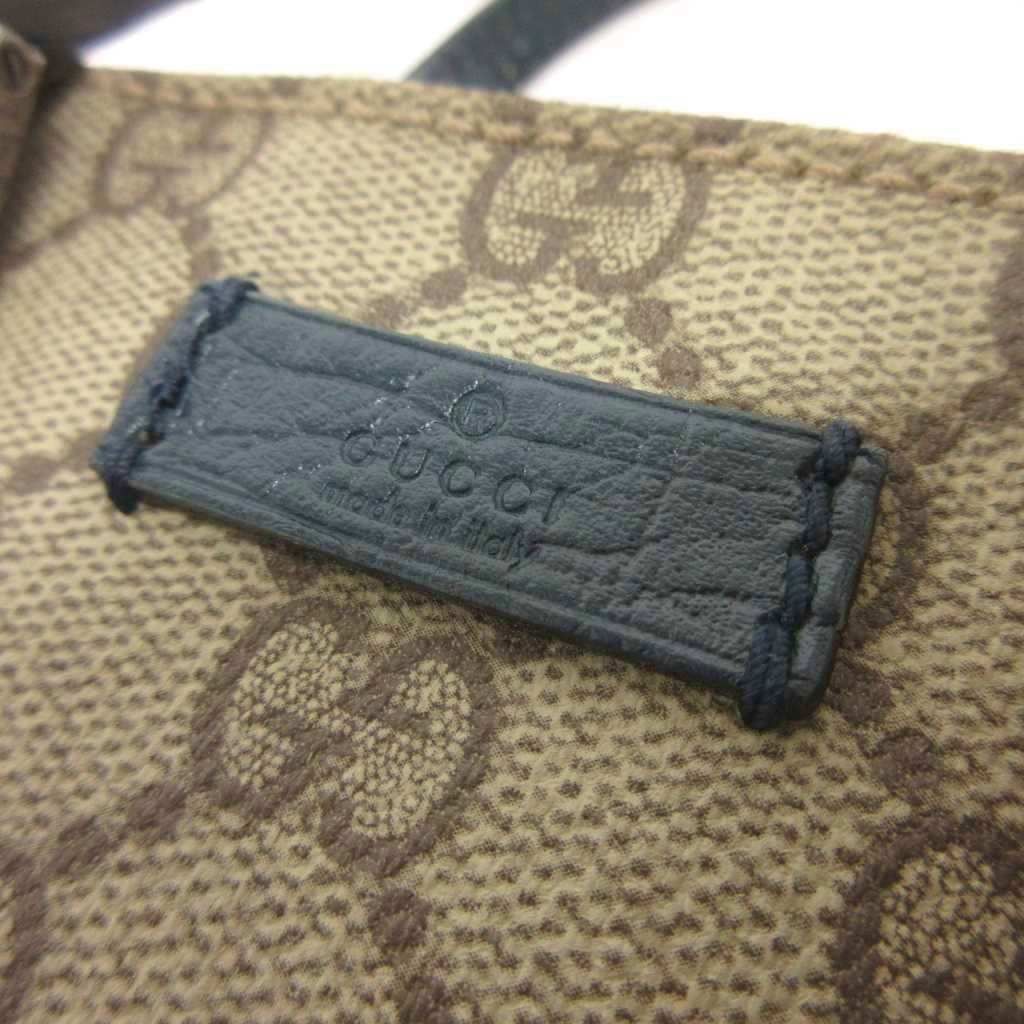 グッチ GUCCI ミニ トート ハンドバッグ GGスプリーム PVC レザー