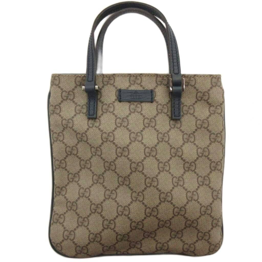グッチ GUCCI ミニ トート ハンドバッグ GGスプリーム PVC レザー