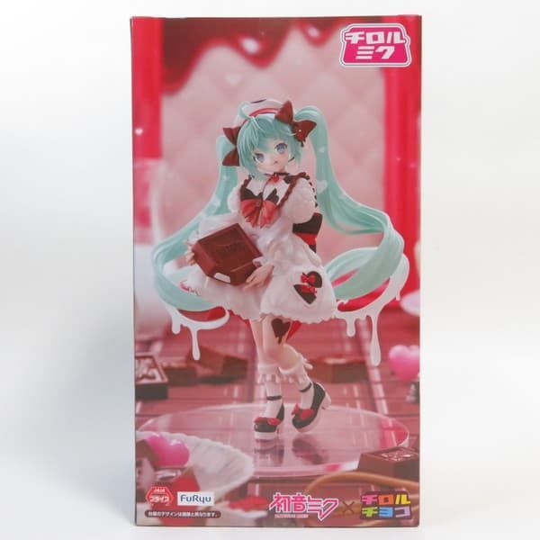 中古 未開封品 Trio-Try-iT Figure 初音ミク×チロルチョコ 初音ミク